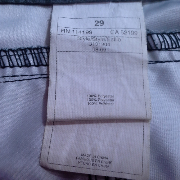 QuikSilver mens board shorts Sz 29 Black gray blue Plaid print Swim trunks Roomy - Picture 8 of 8